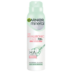 Garnier Mineral Hyaluronic Care 72H Deodorant Spray 150 ml produktbilde