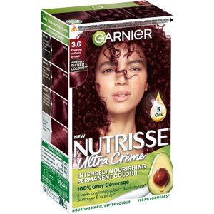 Garnier Nutrisse Ultra Créme Permanent Color 3.6 Darkest Auburn Brown Produktbild
