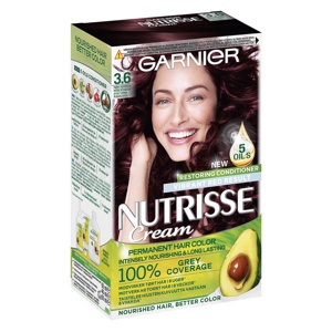 Garnier Nutrisse Ultra Créme Permanent Color 3.6 Darkest Auburn Brown produktbilde