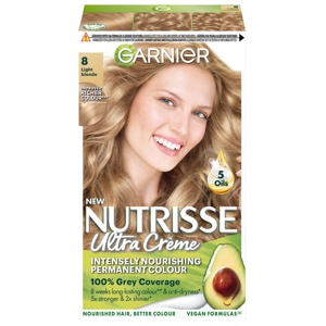 Garnier Nutrisse Ultra Créme Permanent Color 8 Light Blonde produktbilde