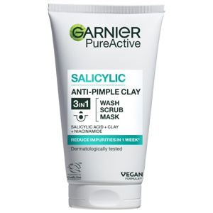 Garnier SkinActive Pure Active 3-in-1 Clay 150 ml produktbillede