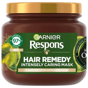 Garnier Respons Mythic Olive Hair Remedy Mask 340 ml produkt bild