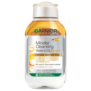 Garnier Skin Active Micellar Cleansing Water in Oil Dry & Very Dry Skin 100 ml produktbilde