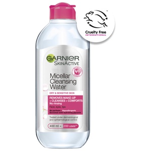 Garnier Skin Active Micellar Cleansing Water Dry & Sensitive Skin (400 ml) produkt bild