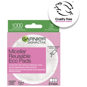 Garnier Skin Active Micellar Reusable Eco Pads 3 st produkt bild