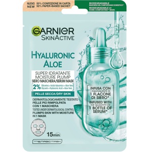 Garnier SkinActive Hyaluronic Aloe Super Idratante Moisture Plump Sheet Mask for Dry Skin 28 g Produktbild
