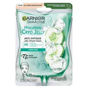 Garnier SkinActive Hyaluronic Cryo Jelly Sheet Mask 28 g produktbilde