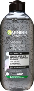 Garnier SkinActive Micellar Cleansing Jelly Water with Charcoal 400 ml produktbilde