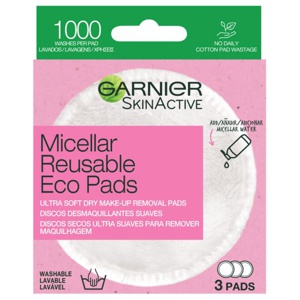 Garnier SkinActive Micellar Reusable Eco Pads produktbilde