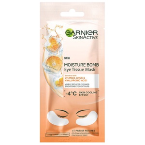 Garnier SkinActive Moisture Bomb Eye Sheet Mask Hyaluronic Acid & Orange Juice 6 g produktbilde
