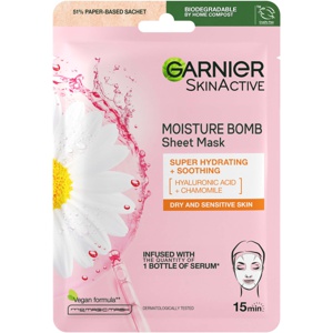 Garnier SkinActive Moisture Bomb Super Hydrating & Soothing Sheet Mask for Sensitive Skin Produktbild