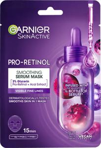 Garnier SkinActive Pro-Retinol Smoothing Tissuemask för alla hudtyper 28 g produkt bild