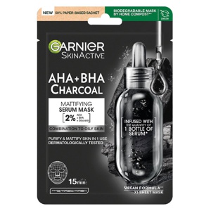 Garnier Skinactive Pure Charcoal Black Tissue Sheet Mask produktbilde