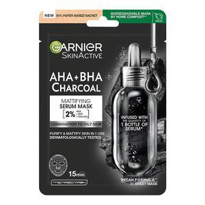 Garnier Tissue Mask Pure Charcaol Black Algae Purifying & Hydrati produktbillede