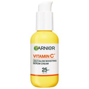 Garnier Vitamin C* 2-In-1 Glow Boosting Serum Daycream SPF25 50ml produktbilde