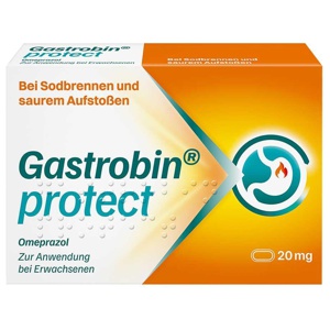 Gastrobin protect 20 mg Hartkapseln, 14 St Hartkapseln Produktbild