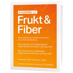 Gastroline Frukt & Fiber, 30 stk. produktbilde
