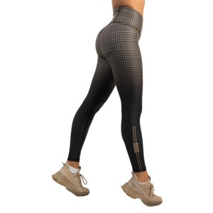 Gavelo GLNCHCK 5 Compression Tights Black/Brown produktbillede