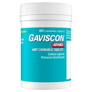 Gaviscon Advance Peppermint Chewable Tablets Pack of 60 product image