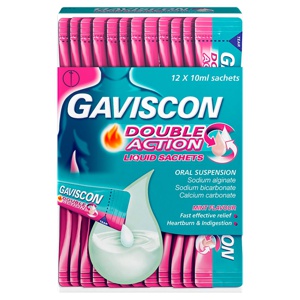 Gaviscon Double Action Liquid Sachets product image