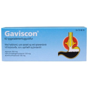 Gaviscon tyggetabletter produktbillede