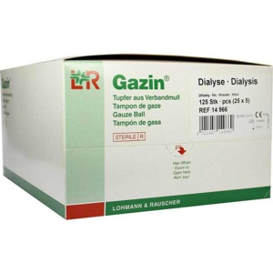 GAZIN Dialysetupfer 2+3 steril m.Schutzring Produktbild