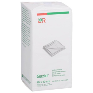 GAZIN Mullkomp.10x10 cm unsteril 16fach Op Produktbild