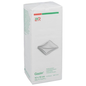 GAZIN Mullkomp.10x10 cm unsteril 32fach Op Produktbild