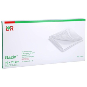 GAZIN Mullkomp.10x20 cm steril 8fach Produktbild