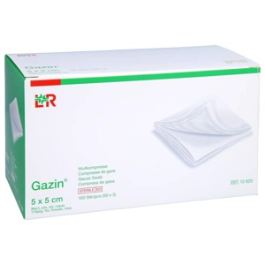 GAZIN Mullkomp.5x5 cm steril 8fach Produktbild