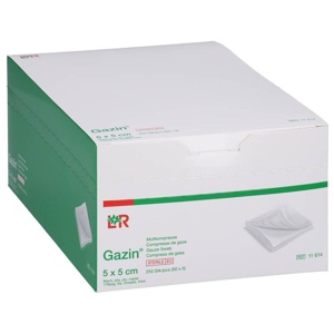 GAZIN Mullkomp.5x5 cm steril 8fach Produktbild