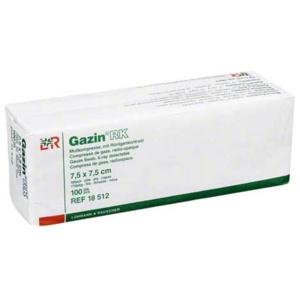 GAZIN Mullkomp.7,5x7,5 cm unsteril 16fach RK Produktbild