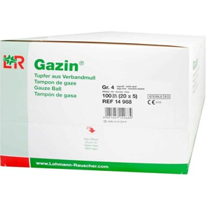 GAZIN Tupfer eigr.steril 2+3 Schutzr.o.RK Produktbild