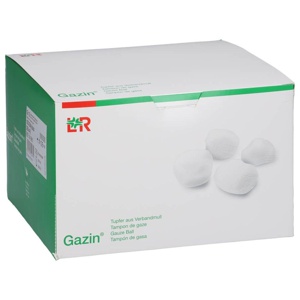 GAZIN Tupfer pflaum.steril 2+2 Schutzr.o.RK Produktbild