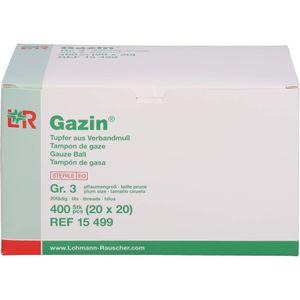 GAZIN Tupfer pflaumengr.steril o.RK a.Verbandmull Produktbild