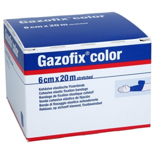 GAZOFIX color Fixierbinde kohäsiv 6 cmx20 m blau Produktbild