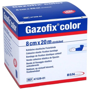 GAZOFIX color Fixierbinde kohäsiv 8 cmx20 m blau Produktbild