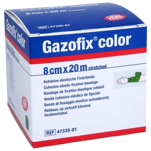 GAZOFIX color Fixierbinde kohäsiv 8 cmx20 m grün Produktbild