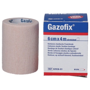 Gazofix Elastisk Gazebind 6 cm x 4 m - 1 stk. produktbillede