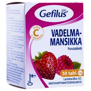 Gefilus närimistabletid vaarika/maasikamaitselised N30 toote pilt