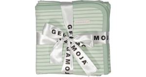 Geggamoja Babyfilt Bambu Classic Ljusgrön / Grön Babyfilt 1 st produkt bild