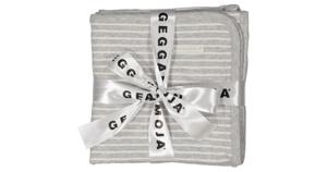 Geggamoja Babyfilt Bambu Classic Grå / Vit Babyfilt 1 st produkt bild