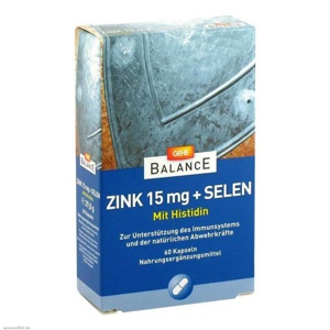 Gehe Balance Zink 15 mg + Selen Kapseln, 60 St Kapseln Produktbild