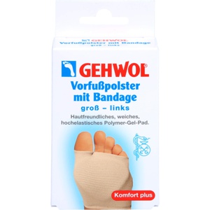 GEHWOL Vorfußpolster mit Bandage links groß Produktbild