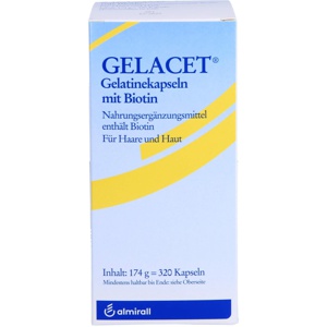 Gelacet Gelatinekapseln mit Biotin, 320 St Kapseln Produktbild