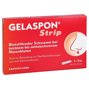GELASPON Strip 1x1x4 cm Gelatineschwamm Produktbild