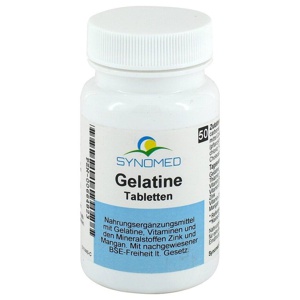 GELATINE Synomed Tabletten Produktbild