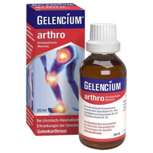 GELENCIUM® arthro Tropfen, 50 ml Mischung Produktbild
