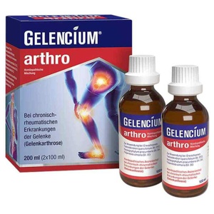 GELENCIUM arthro Doppelpack 2X100 ml Mischung Produktbild