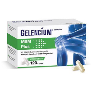 GELENCIUM complex MSM Plus 120 St Kapseln Produktbild